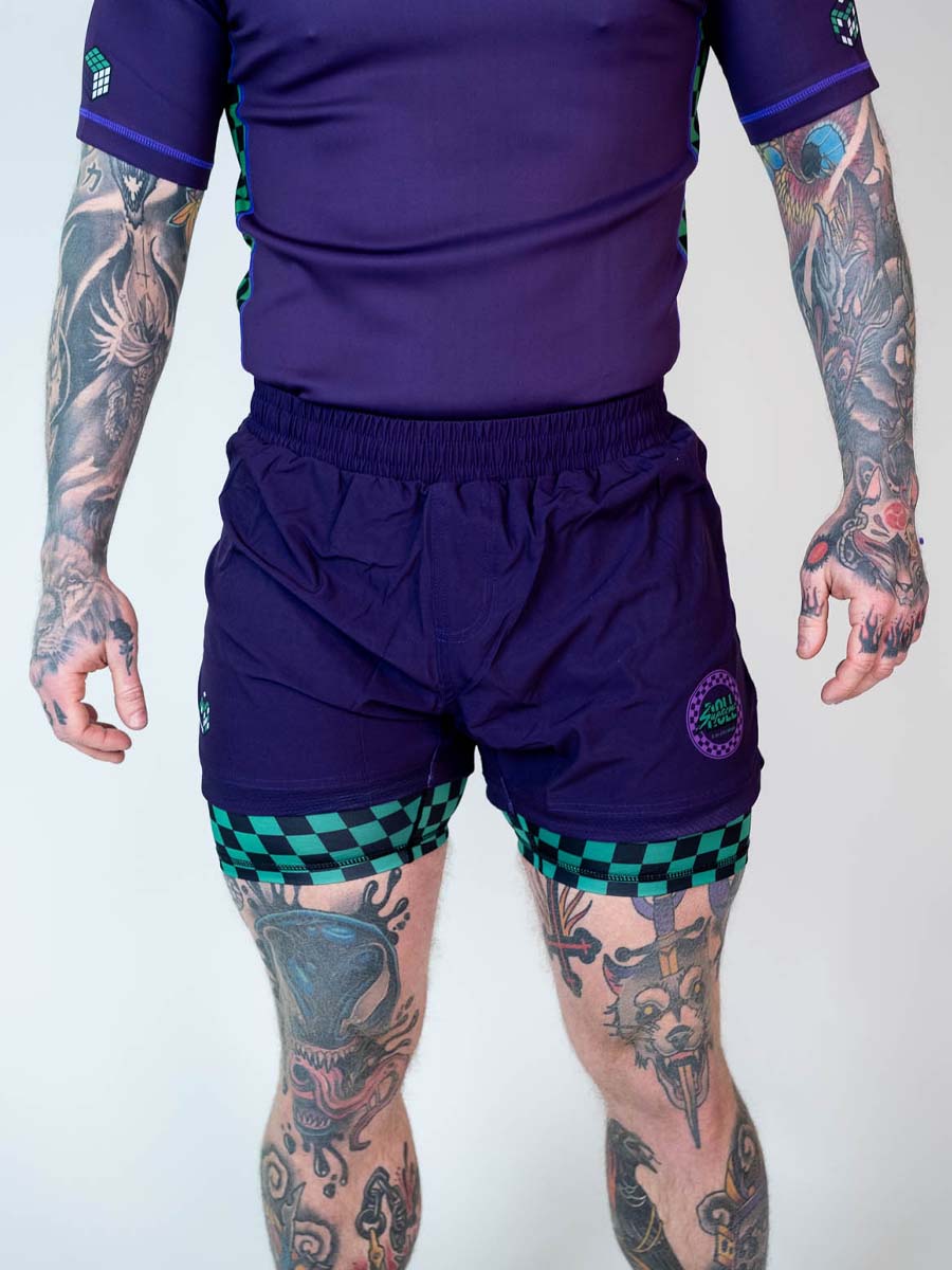 The Finisher 2 in 1 Jiu Jitsu Shorts- Villian Mode
