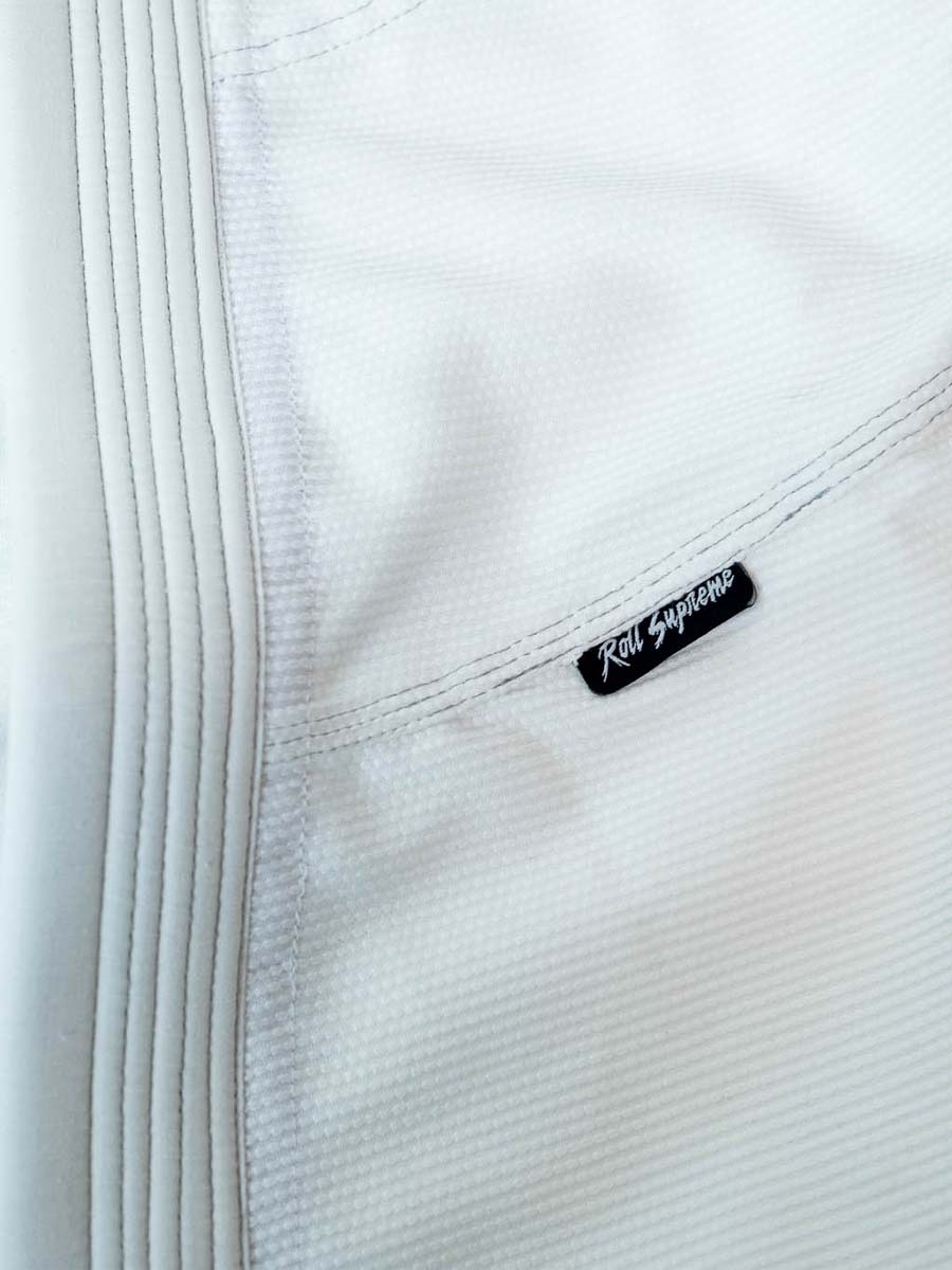 The Low Key BJJ Gi White - Static Clean - Image 7